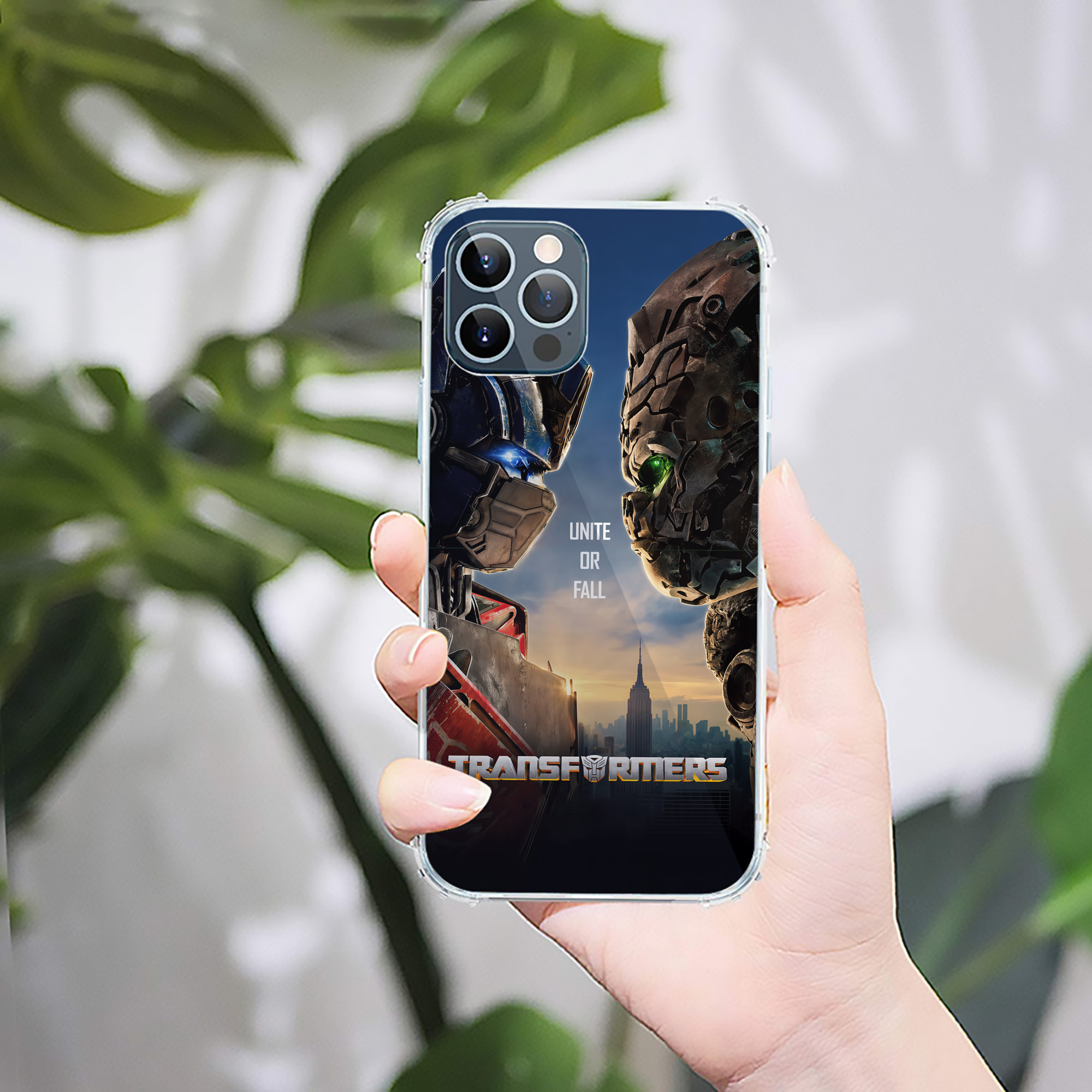 （画像用） Transformers トランスフォーマー 【iPhone 12シリーズ対応】透明スマホケース（クリアソフトケース）